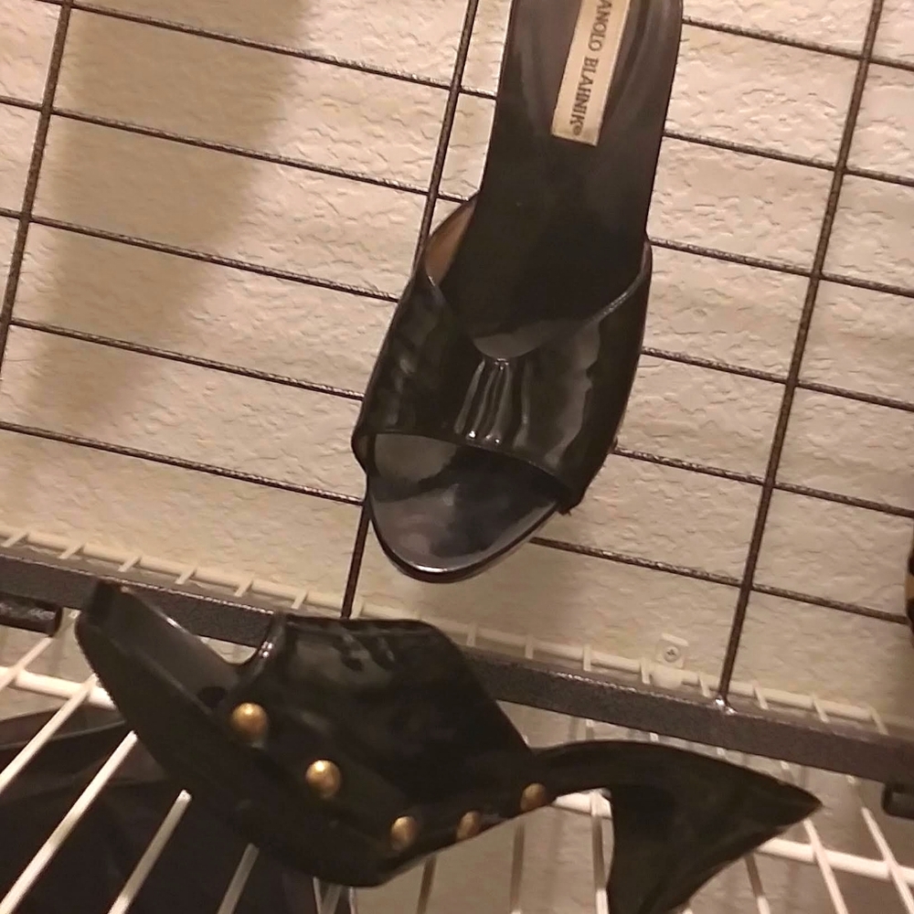 Slip on Manolo Blahnik, leather